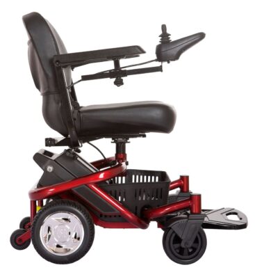 Quest Powerchair with Red Frame