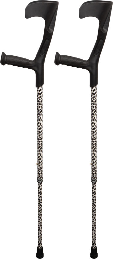 Deluxe Patterned Forearm Crutches