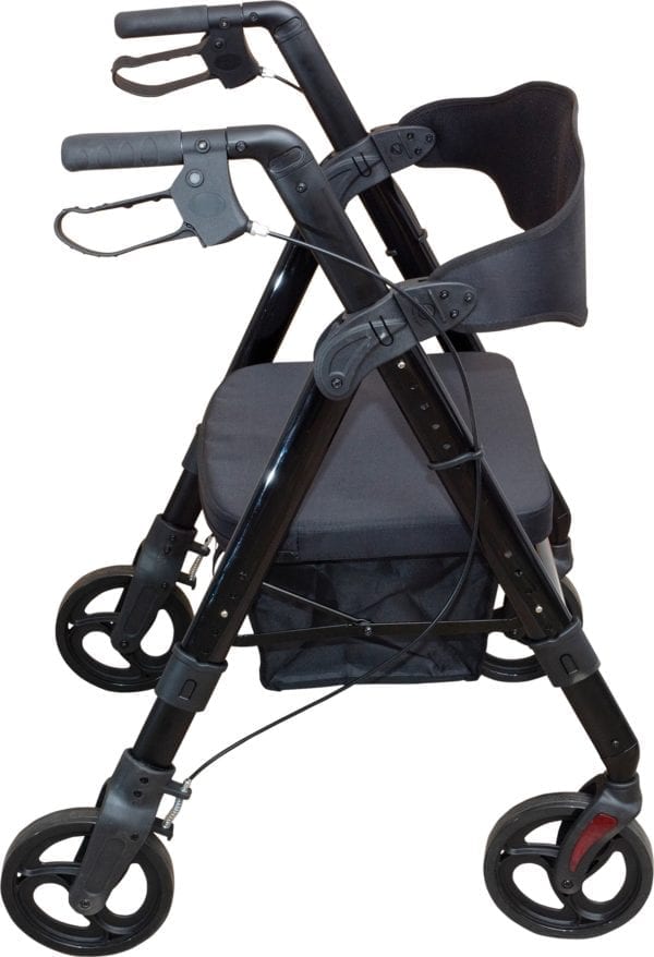 Deluxe Bariatric Rollator side view