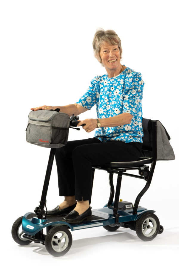 air scooter with lady rider