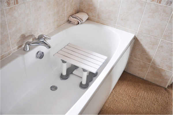 slatted bath seat middle height