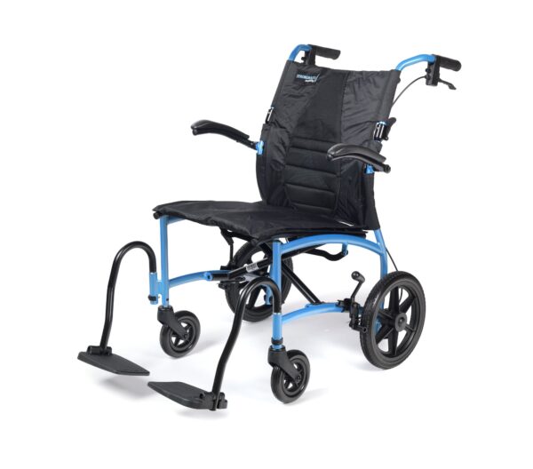 TGA Strongback wheelchair with flip up armrests